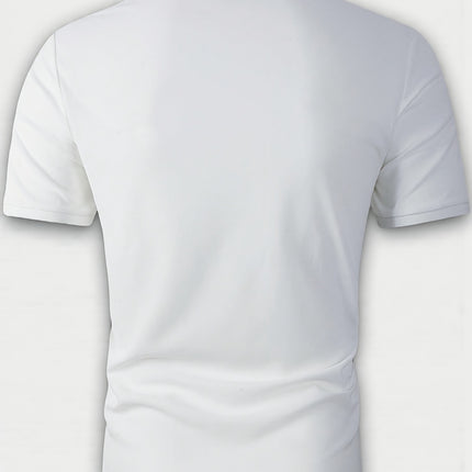 UNICORN Shirt Short Sleeve T-Shirt with Zipper, Breathable Knitted s m l xl
