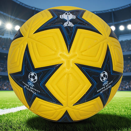 UNICORN Soccer Ball with Star Patterns High Quality Seamless Football size 5