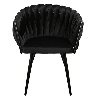 UNICORN bucket chair wave black set of 2
