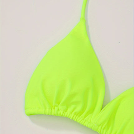 UNICORN Solid Color Sexy Rope Style Bikini Swimwear for Fashionable Women s m l