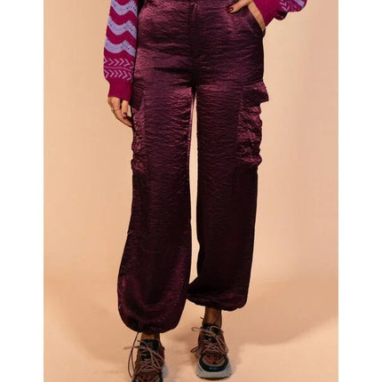 UNICORN Women's pants fluersk grape purple xs s m l xl