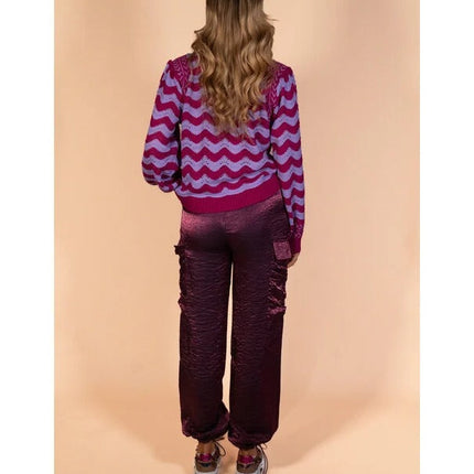 UNICORN Women's pants fluersk grape purple xs s m l xl