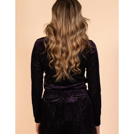 UNICORN Women's long-sleeved shirt dark purple xs s m l