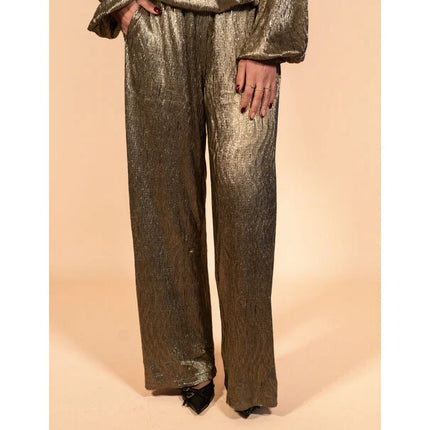 UNICORN Women's fluresk Noemi pants gold xs s m l xl