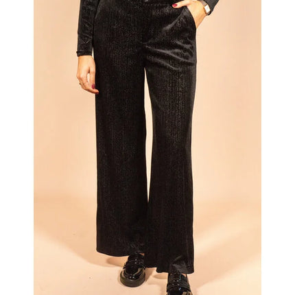 UNICORN Women's pants Fluresk Zelda pants black grape purple xs s m l