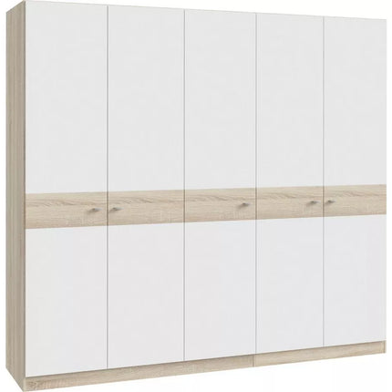 UNICORN Wardrobe modern white oak light brown Width 225 cm Depth 54.2 cm Height 210.5 cm