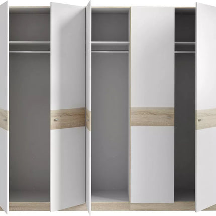 UNICORN Wardrobe modern white oak light brown Width 225 cm Depth 54.2 cm Height 210.5 cm