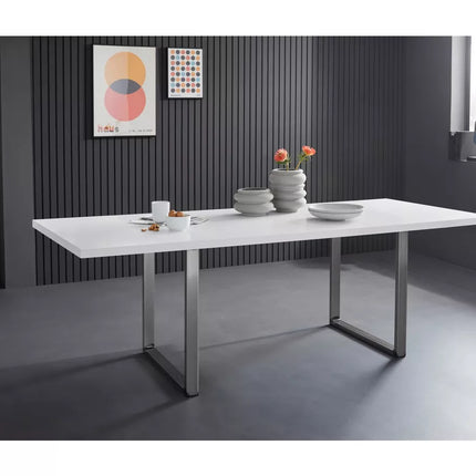 UNICORN Dining table, white, width 180 cm, depth 90 cm, height 74.1 cm