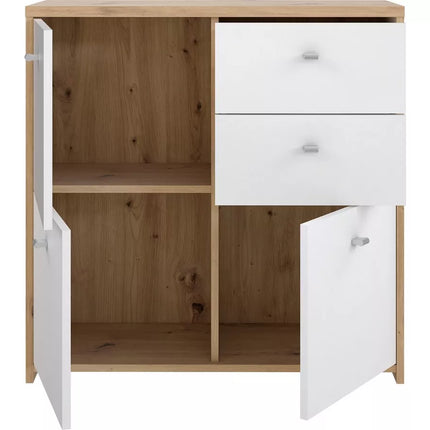 UNICORN Sideboard wall unit modern brown Width 77.2 cm Depth 29.6 cm Height 77.5 cm