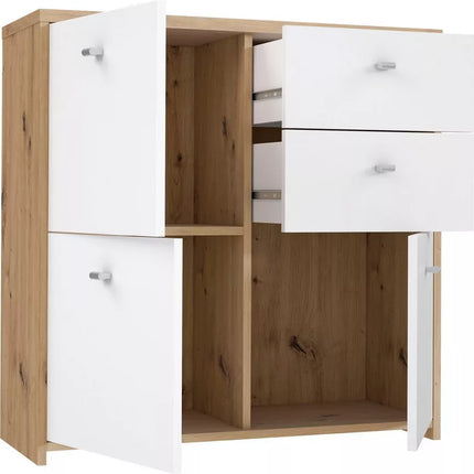 UNICORN Sideboard wall unit modern brown Width 77.2 cm Depth 29.6 cm Height 77.5 cm