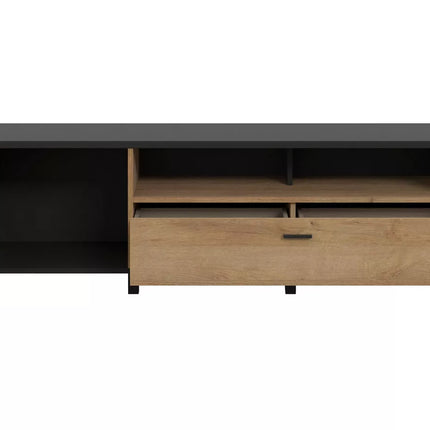 UNICORN TV furniture wall unit black brown Width 151.3 cm Depth 40.2 cm Height 49.9 cm