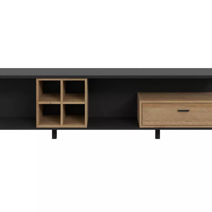 UNICORN TV furniture wall unit black brown 181 cm