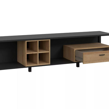 UNICORN TV furniture wall unit black brown 181 cm