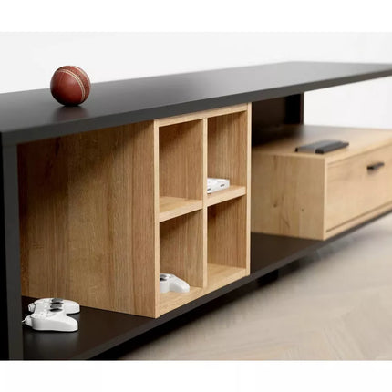 UNICORN TV furniture wall unit black brown 181 cm