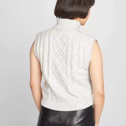 UNICORN Women's sleeveless sweater grey xxs xs s m l