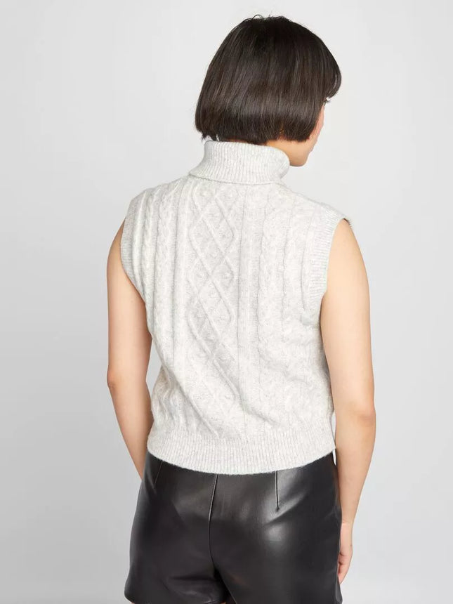 UNICORN Women's sleeveless sweater grey xxs xs s m l