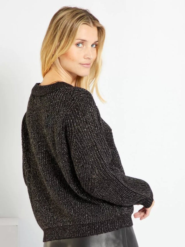 UNICORN Women's knitted sweater black beige brown s m l xl