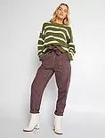 UNICORN Women's sweater striped beige pink green orange black s m l xl