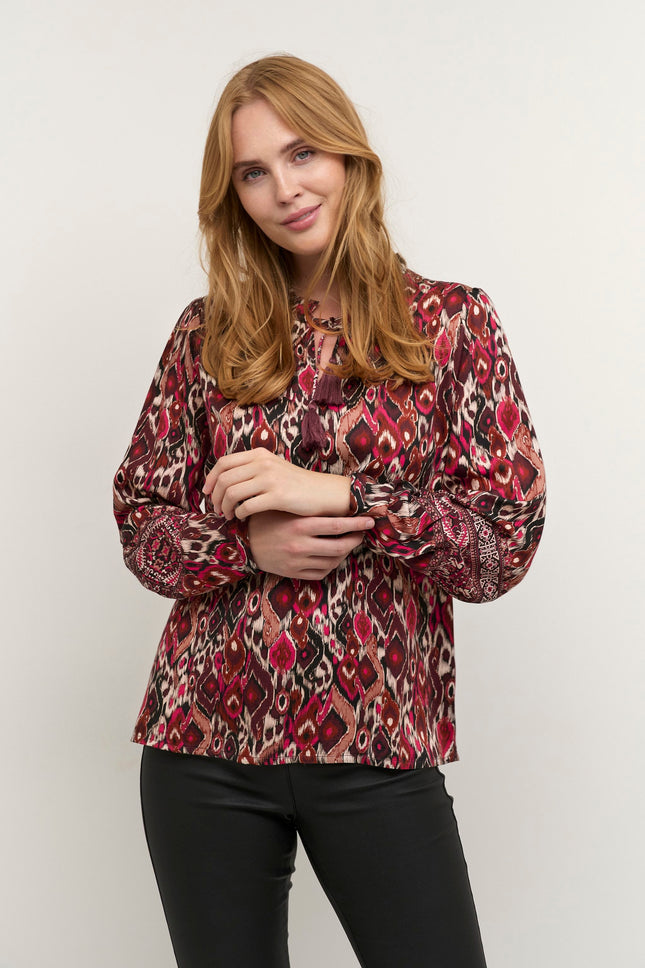 UNICORN Women's blouse burgundy red xs s m l xl xxl xxxl