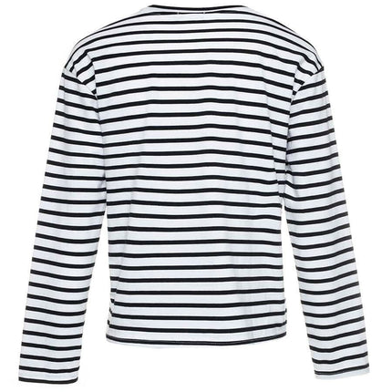 UNICORN Women's sweater striped black and white s m l