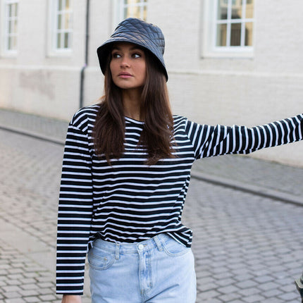 UNICORN Women's long sleeve shirt white black s m l
