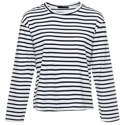 UNICORN Women's sweater striped black and white s m l