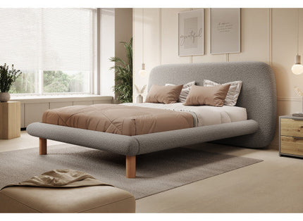 UNICORN Double Bed Udex - Gray - 160x200 cm