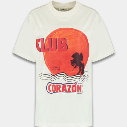 Harper & Yve Shirt Club Corazon ecru