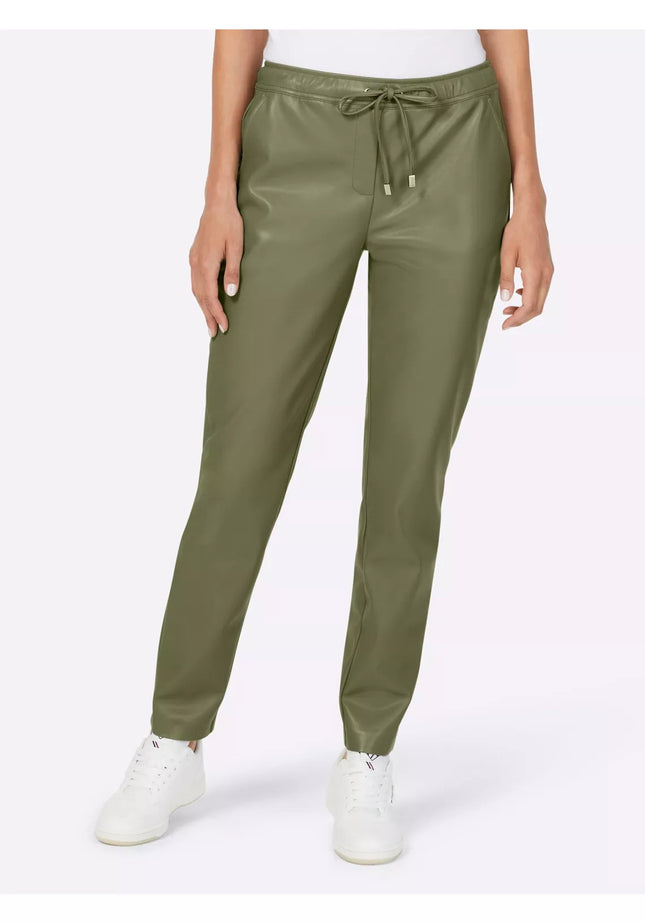 UNICORN Dames leren broek groen xs s m l xl xxl xxxl xxxxl xxxxxl