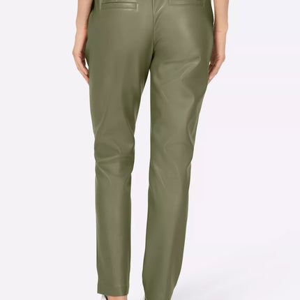 UNICORN Dames leren broek groen xs s m l xl xxl xxxl xxxxl xxxxxl