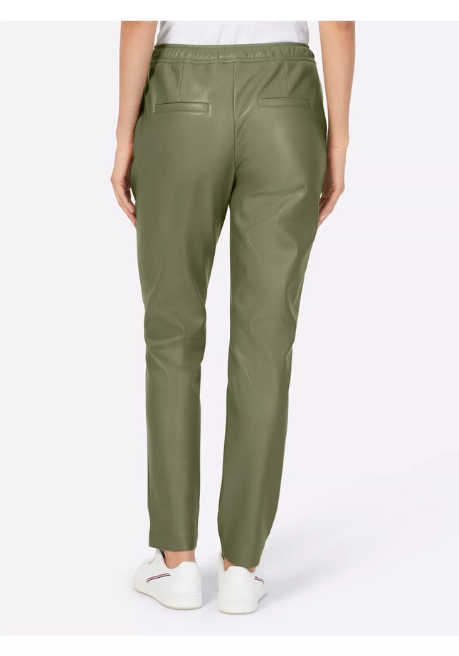 UNICORN Dames leren broek groen xs s m l xl xxl xxxl xxxxl xxxxxl