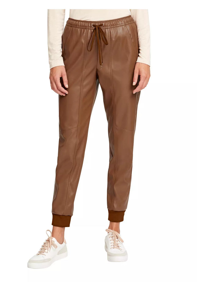 UNICORN Women's leather trousers brown 34 36 38 40 42 44 46 48