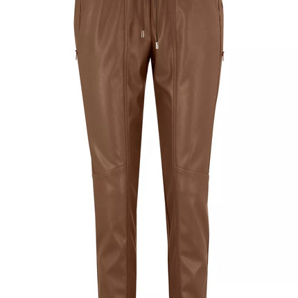 UNICORN Women's leather trousers brown 34 36 38 40 42 44 46 48