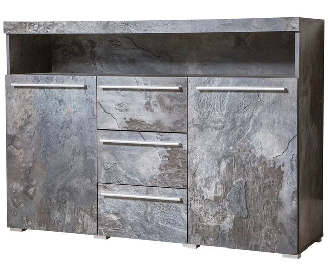 UNICORN Sideboard wall unit modern slate gray 132 cm