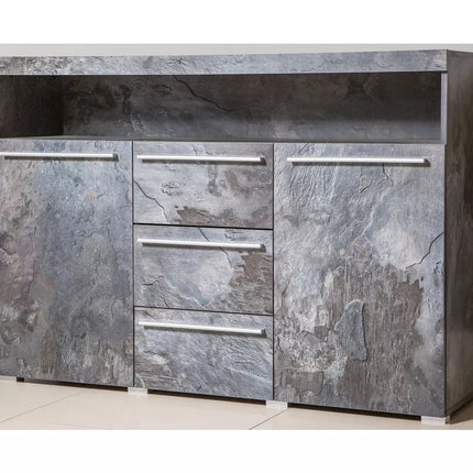 UNICORN Sideboard wall unit modern slate gray 132 cm