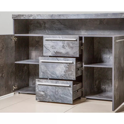 UNICORN Sideboard wall unit modern slate gray 132 cm