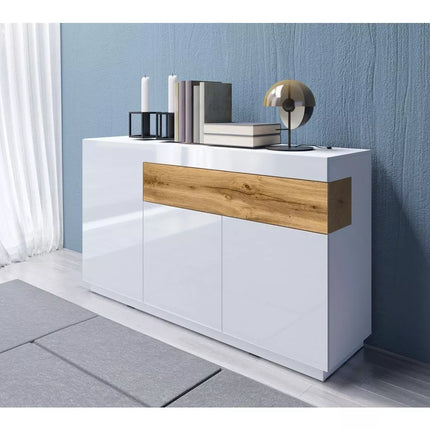 UNICORN Sideboard wall unit modern black white gray brown 150 cm