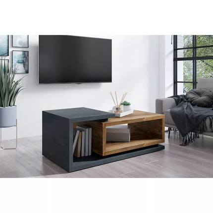 UNICORN Coffee table living room furniture modern brown matt black white gray Width 120 cm Depth 60 cm Height 47.5 cm