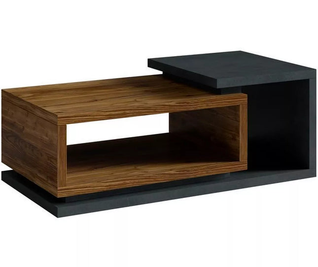 UNICORN Coffee table living room furniture modern brown matt black white gray Width 120 cm Depth 60 cm Height 47.5 cm