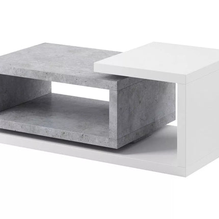 UNICORN Coffee table living room furniture modern brown matt black white gray Width 120 cm Depth 60 cm Height 47.5 cm