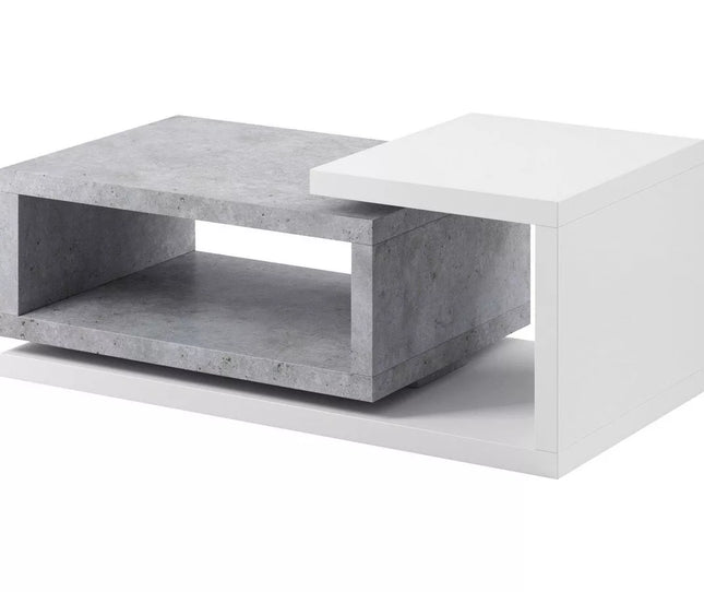 UNICORN Coffee table living room furniture modern brown matt black white gray Width 120 cm Depth 60 cm Height 47.5 cm