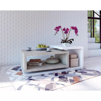 UNICORN Coffee table living room furniture modern brown matt black white gray Width 120 cm Depth 60 cm Height 47.5 cm