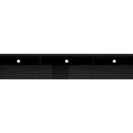 UNICORN TV furniture wall unit high-gloss black Width 270 cm Depth 41 cm Height 42 cm