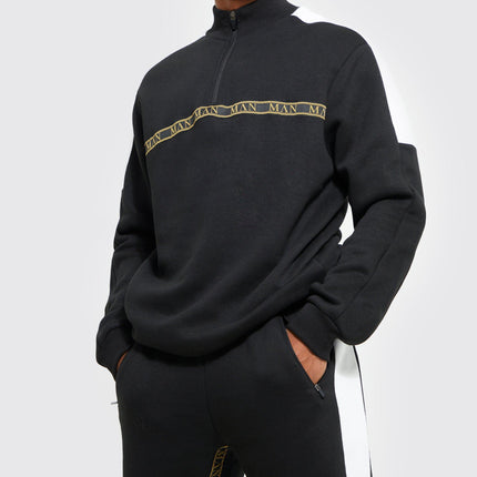 UNICORN Men's jogging suit black gold s m l