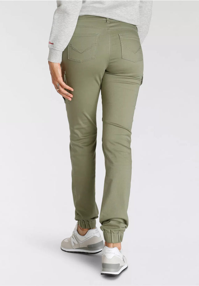 UNICORN Women's cargo trousers khaki green 30 32