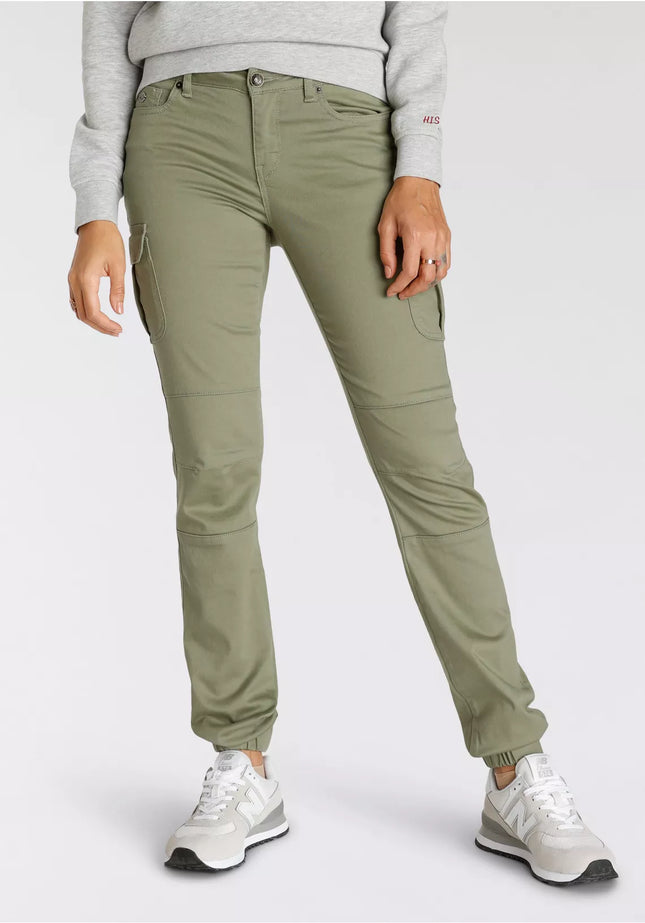 UNICORN Women's cargo trousers khaki green 30 32