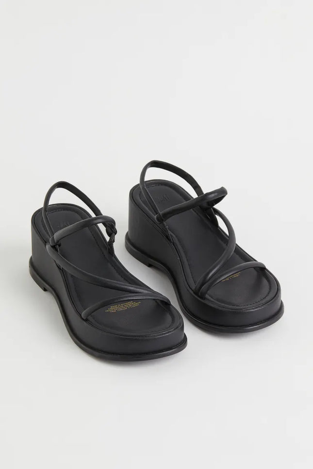 UNICORN Women's wedge heels black 35 36 37 38 39 40 41 42