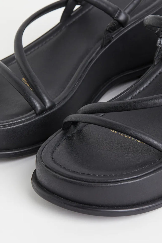 UNICORN Women's wedge heels black 35 36 37 38 39 40 41 42