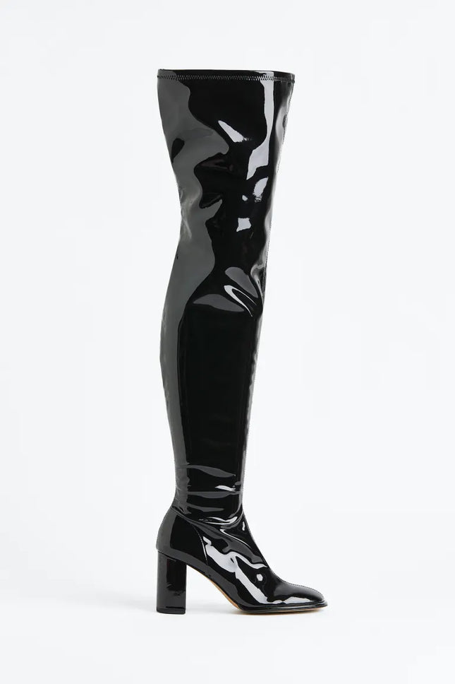 UNICORN Women's high boots leather black 32 33 34 35 36 37 38 39 40 41 42
