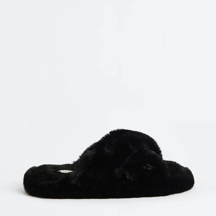 UNICORN Women's slippers woolly black 35 36 37 38 39 40 41 42
